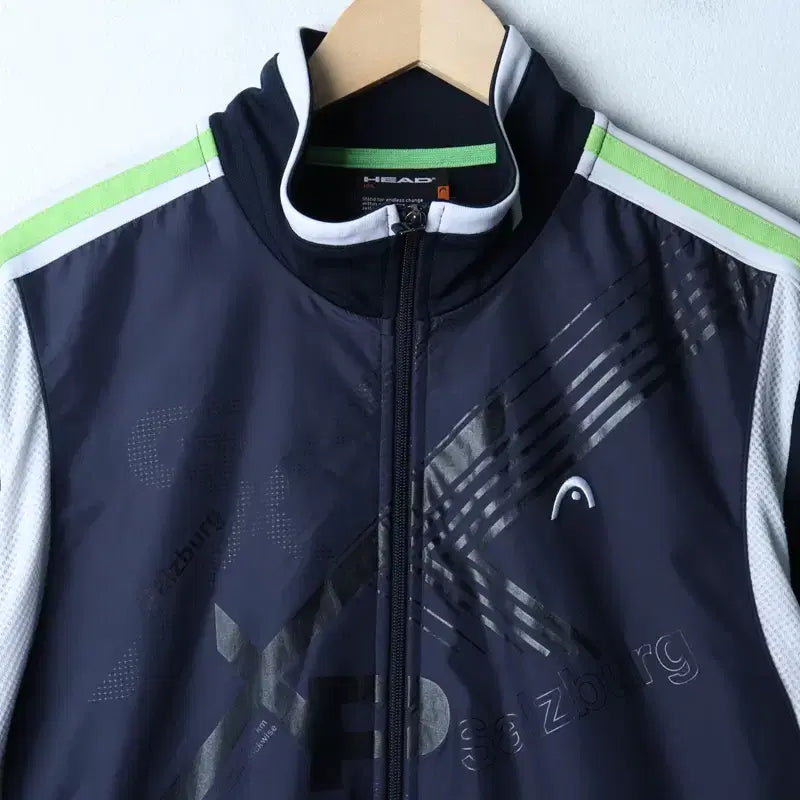 [BUNJANG] Generic Windbreaker Jacket / (XL-2XL) 헤드 집업 바람막이 점퍼자켓 기능성 네이비-1746B