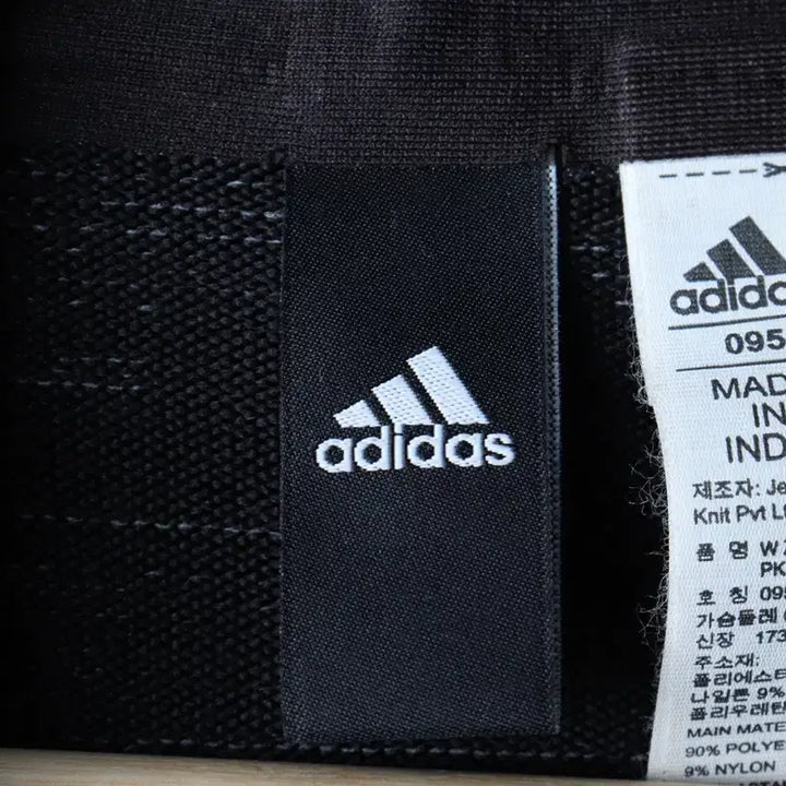 [BUNJANG] Adidas Slim Fit Functional Hoodie Jacket / (M) 아디다스 후드집업 기능성 슬림핏 패턴 블랙-17478