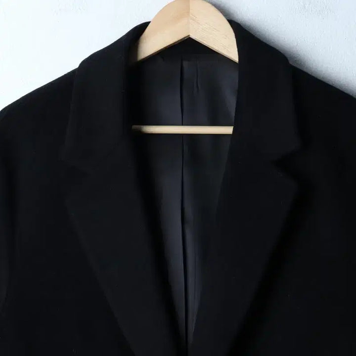 [BUNJANG] Vintage Cashmere Coat Jacket / (M-L) 브랜드빈티지 코트자켓 캐시미어 싱글 블랙 롱-1748F