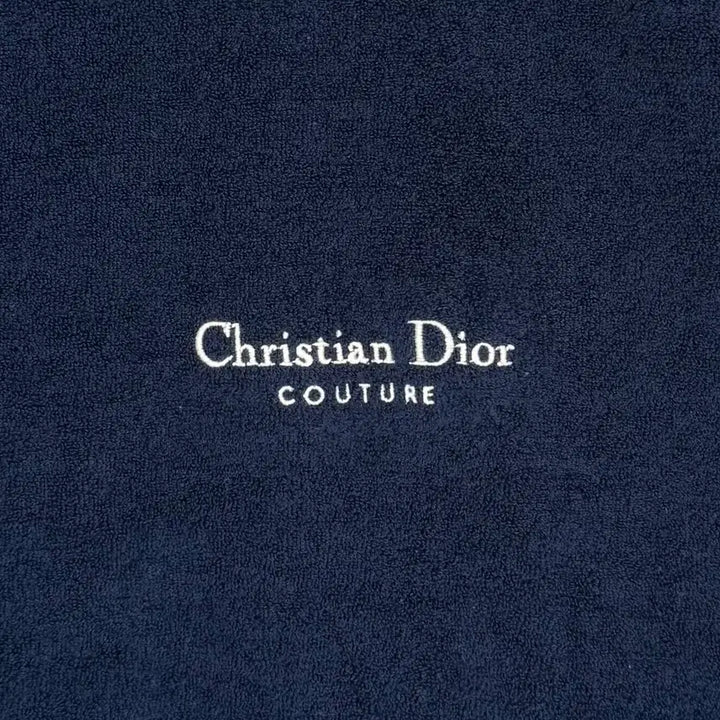 [BUNJANG] Dior Terry Cotton T-shirt Navy (L) / [100%정품] 25FW 디올 테리 코튼 반팔 티셔츠 네이비 L사이즈