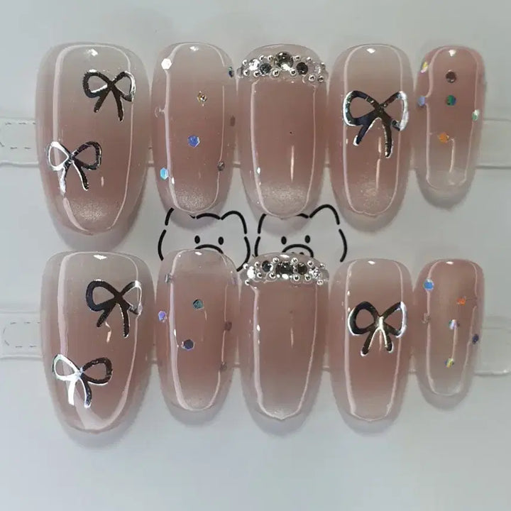 [BUNJANG] Handmade Nail Tips - S Size / 수제네일팁 일반72.S사이즈