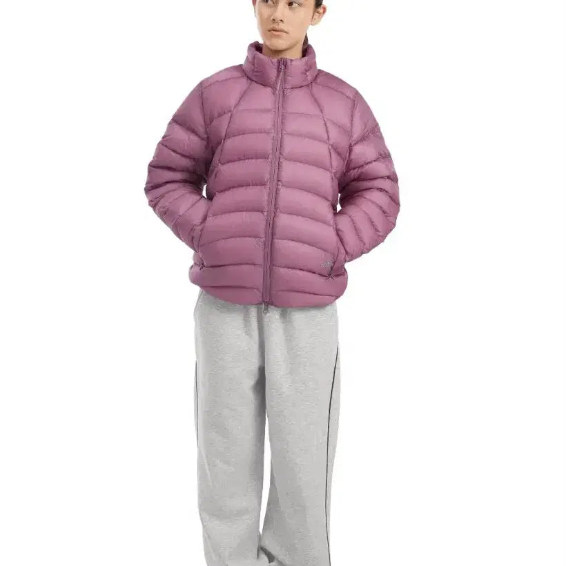 [BUNJANG] Sunlove Lightweight Padded Jacket - Pink / 썬러브 경량패딩 핑크