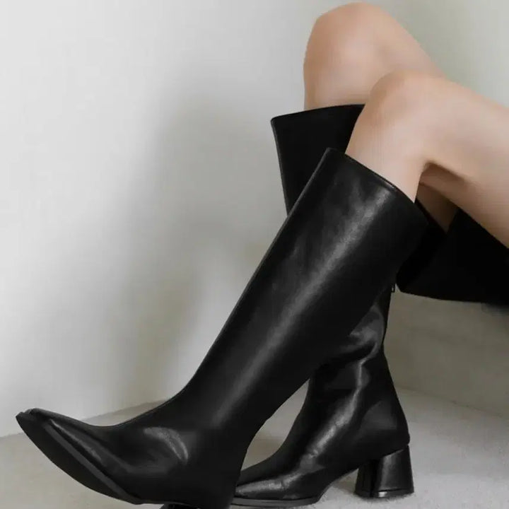 [BUNJANG] SAPPUN Lebera Square Long Boots 235 / 사뿐 르베라 스퀘어 롱부츠 235