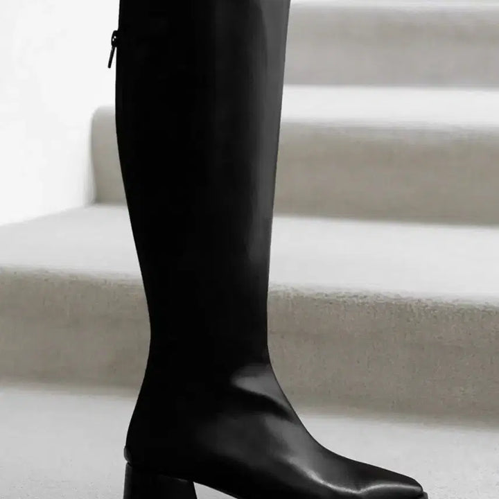 [BUNJANG] SAPPUN Lebera Square Long Boots 235 / 사뿐 르베라 스퀘어 롱부츠 235