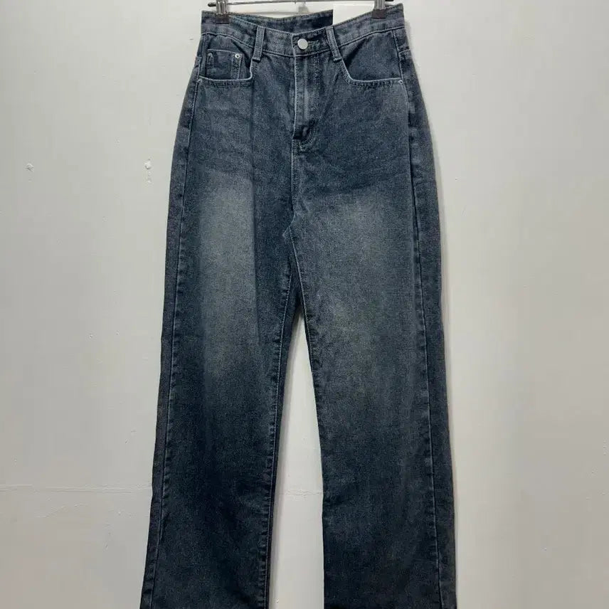 [BUNJANG] F Washed Denim Wide Pants / 워싱 데님 와이드 팬츠 F