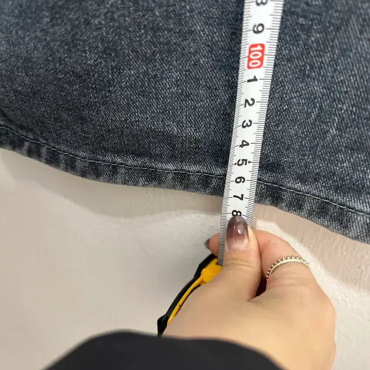 [BUNJANG] F Washed Denim Wide Pants / 워싱 데님 와이드 팬츠 F