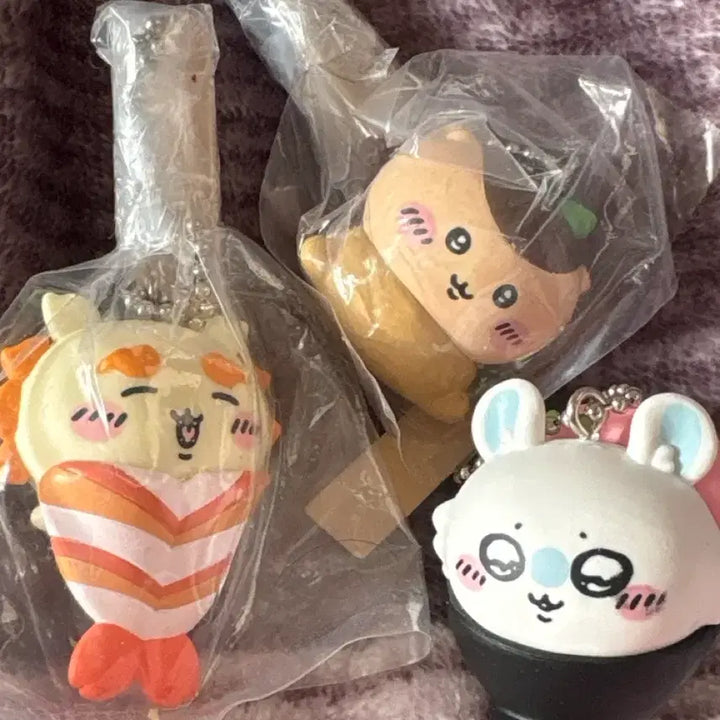 [BUNJANG] Chikawa Sushi Figure Keychain Bundle Set / 치이카와 초밥 피규어키링 가챠