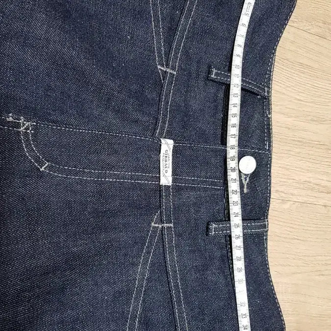 [BUNJANG] Marithe Francois Girbaud Selvedge Raw Denim Pants / 마리떼프랑소와저버 셀비지 생지 다크블루 데님 팬츠