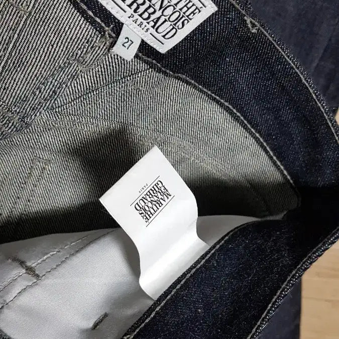 [BUNJANG] Marithe Francois Girbaud Selvedge Raw Denim Pants / 마리떼프랑소와저버 셀비지 생지 다크블루 데님 팬츠