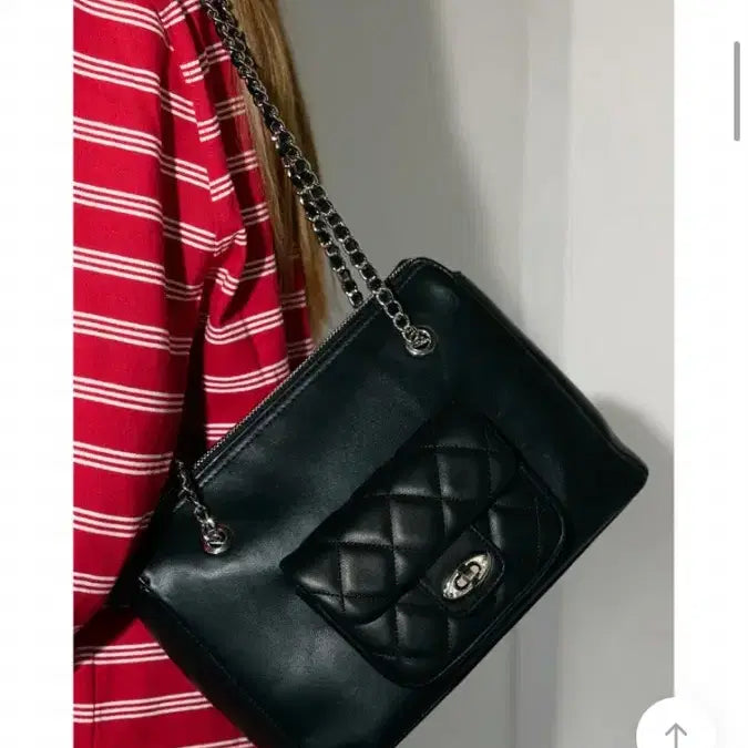 [BUNJANG] Jill Stuart Anna Medium Quilted Chain Shoulder Bag / 새상품)) 질스튜어트 안나 미디움 퀄팅체인 숄더백 가방