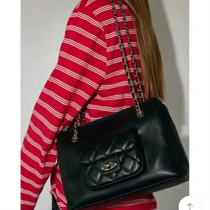 [BUNJANG] Jill Stuart Anna Medium Quilted Chain Shoulder Bag / 새상품)) 질스튜어트 안나 미디움 퀄팅체인 숄더백 가방