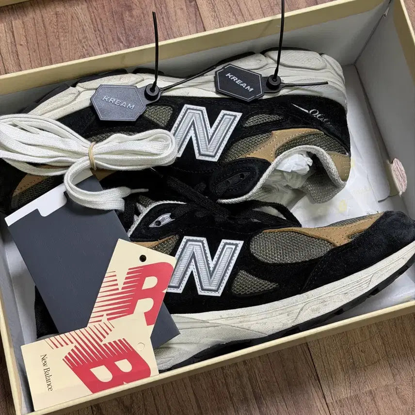 [BUNJANG] New Balance 990v3 Made in USA Black Tan M990BB3 / 뉴발란스 990v3 메이드인usa 블랙탄 275 m990bb3