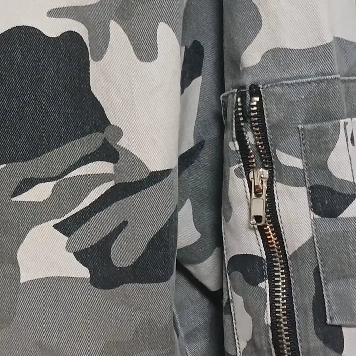 [BUNJANG] FOREVER21 Military Hooded Jacket / US 수입 FOREVER21 밀리터리 후드 90~95 사이즈