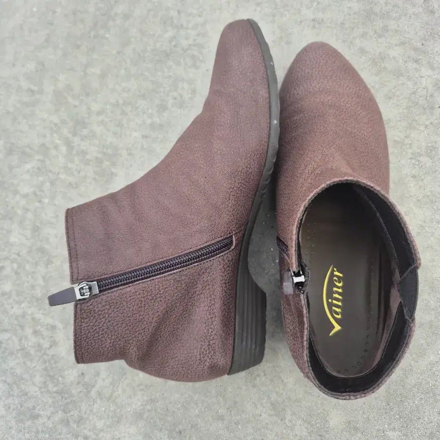 [BUNJANG] Vainer Brown Ankle Boots / vainer 브라운 앵클 부츠