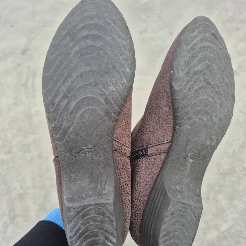 [BUNJANG] Vainer Brown Ankle Boots / vainer 브라운 앵클 부츠