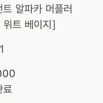 [BUNJANG] SIE Ambient Alpaca Muffler / 시에 sie 엠비언트 알파카 머플러