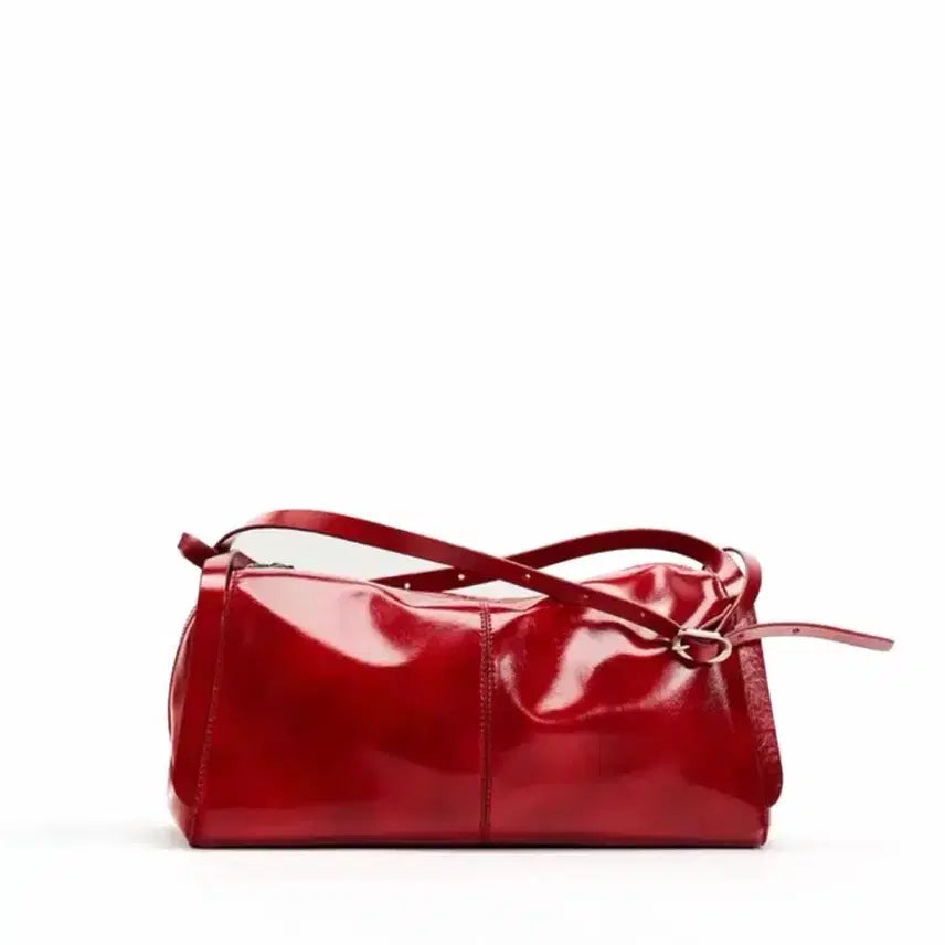 [BUNJANG] ZARA Red Bowling Bag / 자라 레드 볼링백