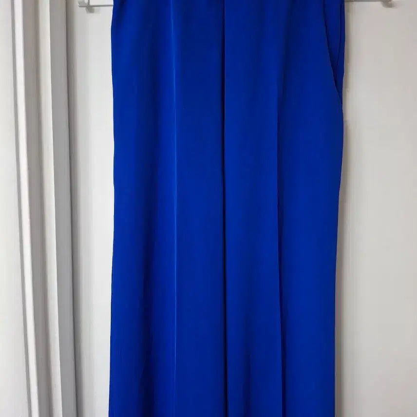 [BUNJANG] Blue Wide Long Slacks / 블루 와이드 롱 슬랙스27~28