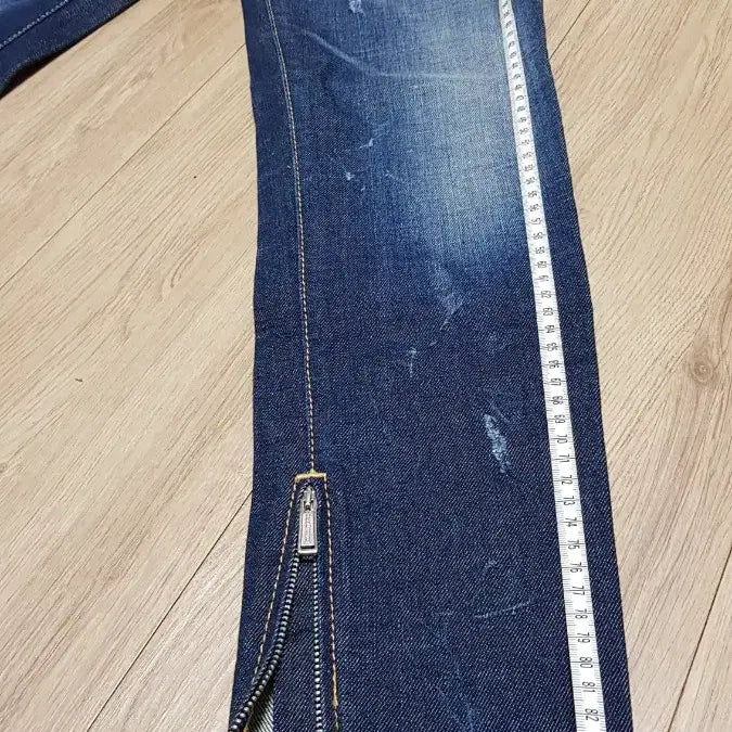 [BUNJANG] Dsquared2 Women's Skinny Denim Jeans / 디스퀘어드 여성 스키니 데님 S75LA0536 매장판 뒷지퍼 eu38