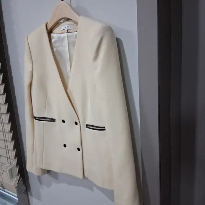 [BUNJANG] Sandro Double Button Jacket / 산드로 Sandro(정품)노카라 더블 버튼 자켓44-55