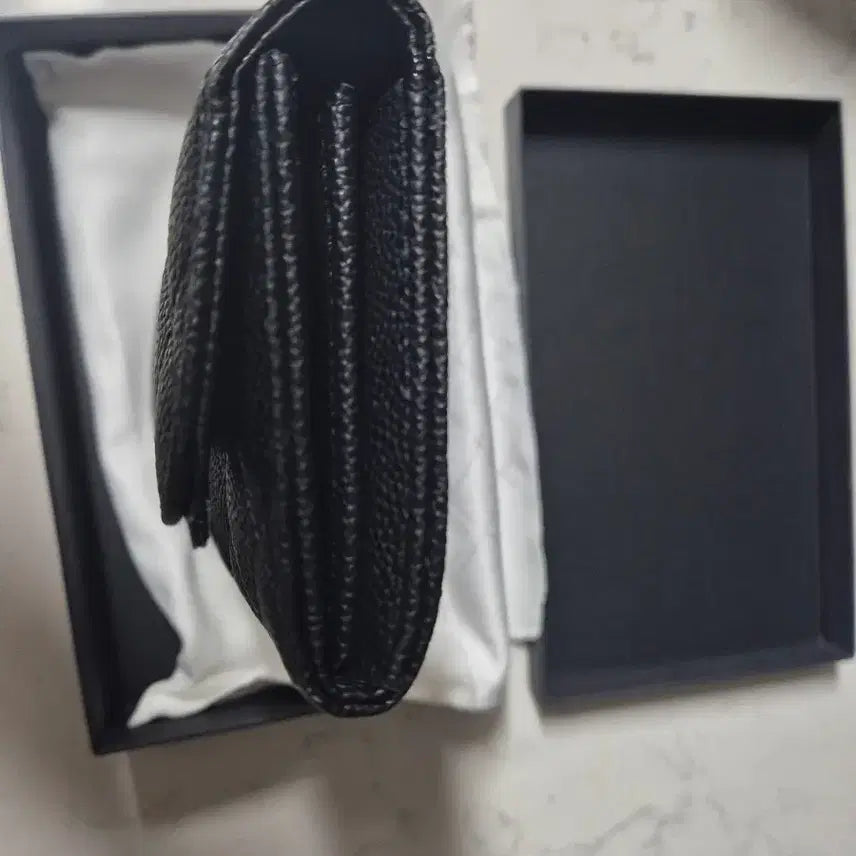 [BUNJANG] Chanel Caviar Silver Long Wallet / 샤넬 캐비어 은장 장지갑 새상품 블랙