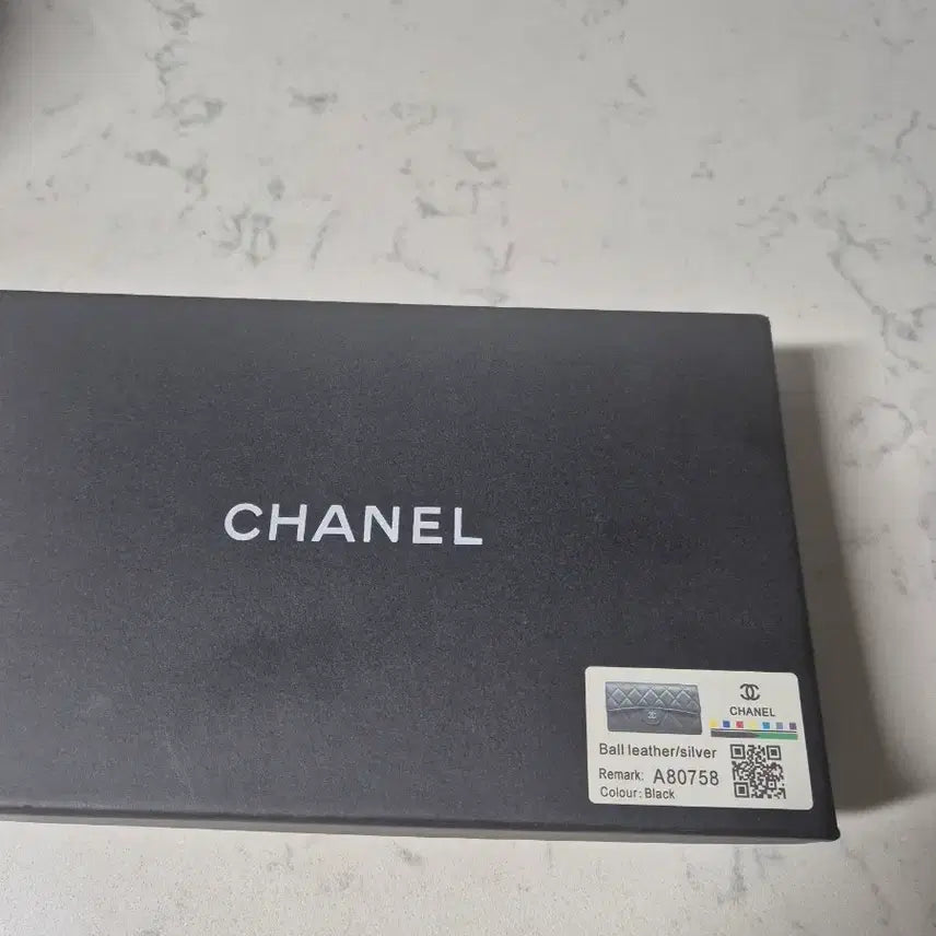 [BUNJANG] Chanel Caviar Silver Long Wallet / 샤넬 캐비어 은장 장지갑 새상품 블랙