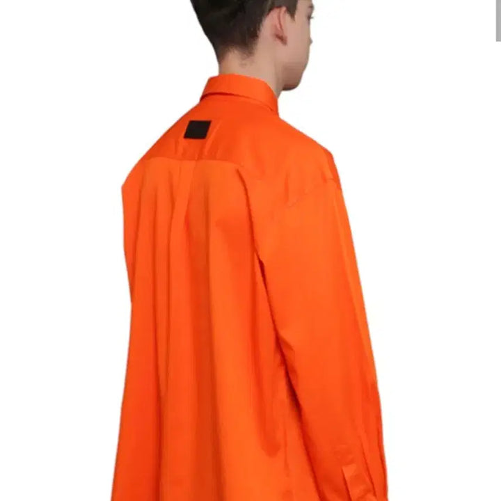 [BUNJANG] Aclisay Orange Pocket Shirt / 아클리세 오렌지색 셔츠 M사이즈 새 제품