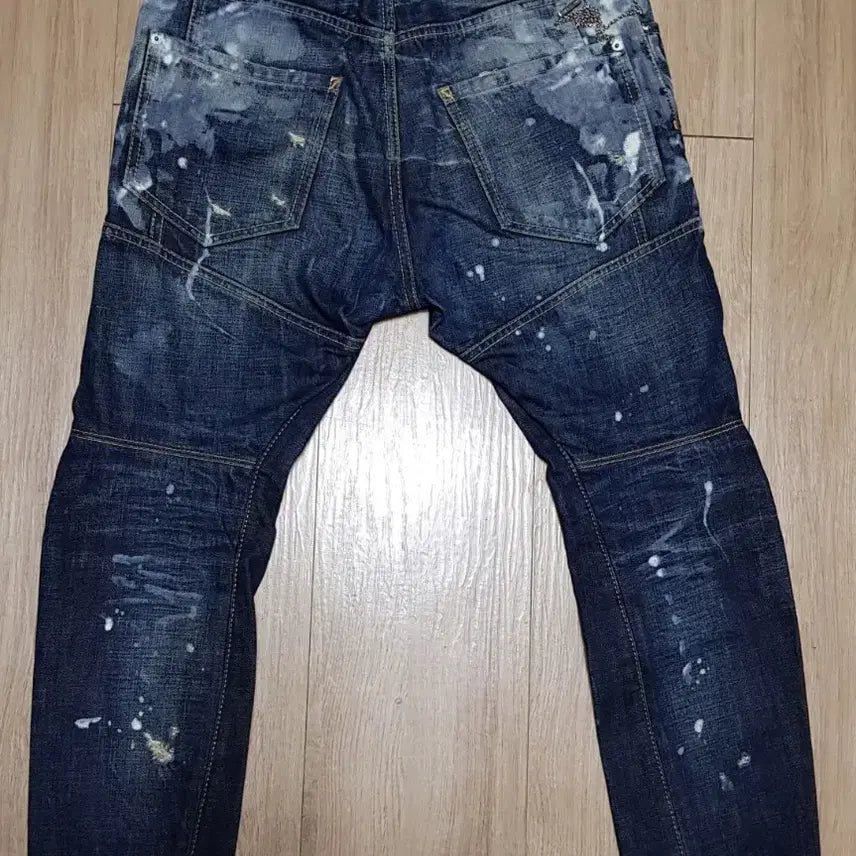 [SOLD OUT] 디스퀘어드 11ss 페인트 체인바이커 남, 녀 겸용 42