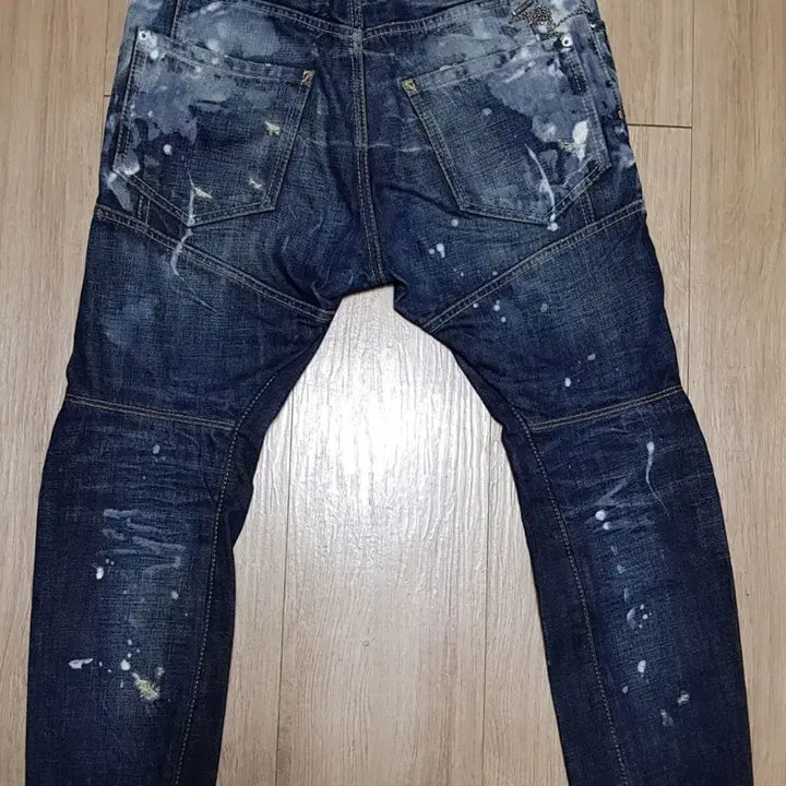 [SOLD OUT] 디스퀘어드 11ss 페인트 체인바이커 남, 녀 겸용 42