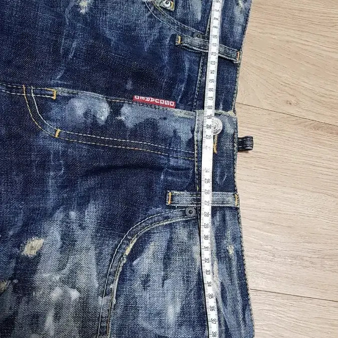 [SOLD OUT] 디스퀘어드 11ss 페인트 체인바이커 남, 녀 겸용 42