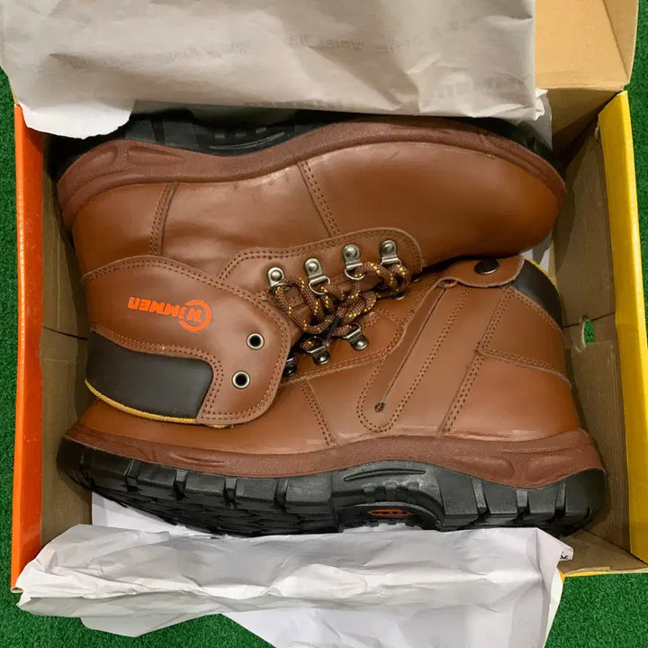 [BUNJANG] Himman Safety Boots 6-inch / (새것)힘맨 방탄 내답판 안전화 6인치