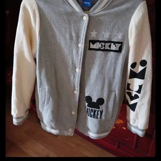 [BUNJANG] Holhouse Disney Mickey Mouse Baseball Jacket / 홀하우스 디즈니 미키마우스 야구점퍼