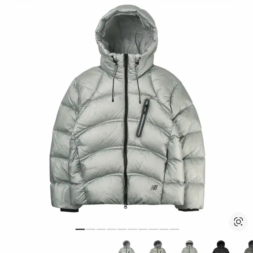 [BUNJANG] New Balance Flying 77 Heavy Goose Down Jacket / 뉴발란스 플라잉 77 헤비 구스 다운 라이트그레이 (S)