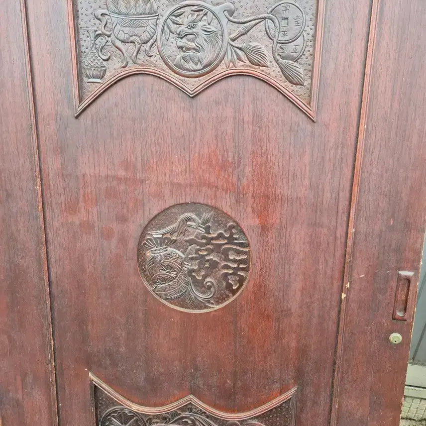 [BUNJANG] Wooden Carving Set / 106    172 센치원목조각1셋트 인테리어 소품 다목적사용가능 실사용