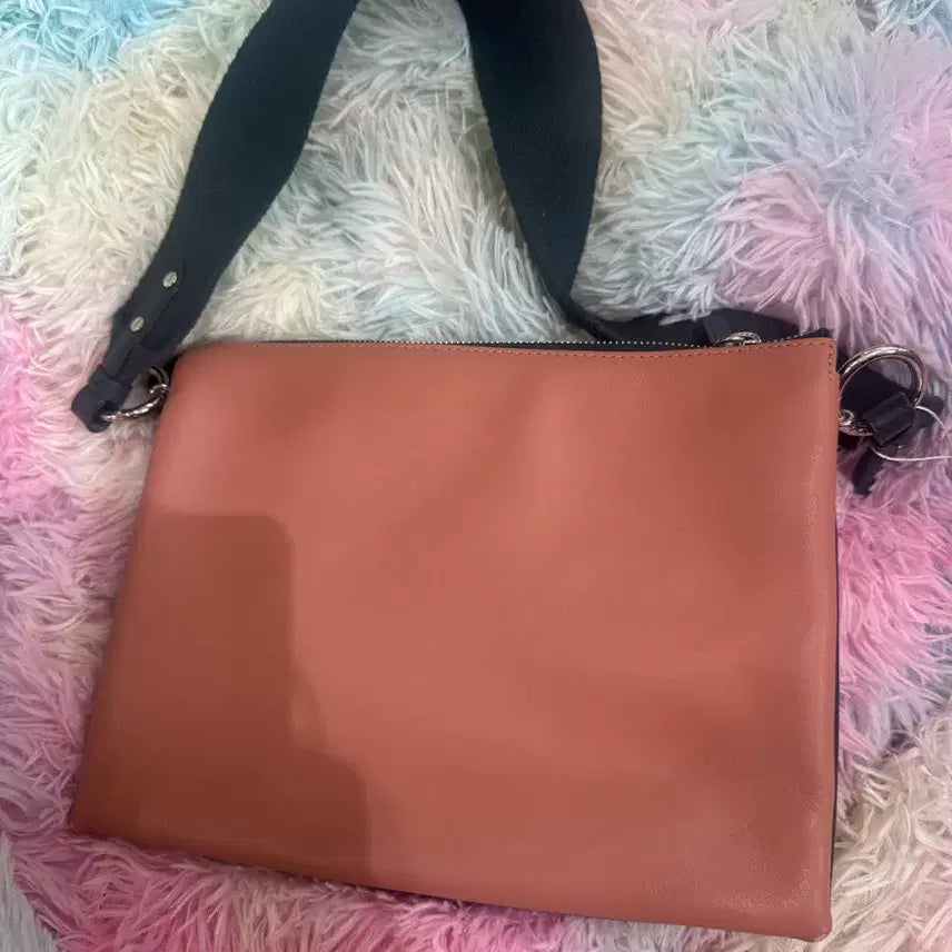 [BUNJANG] Jill Stuart White Leather Crossbody Bag / 질스튜어트 화이트 가죽 크로스백