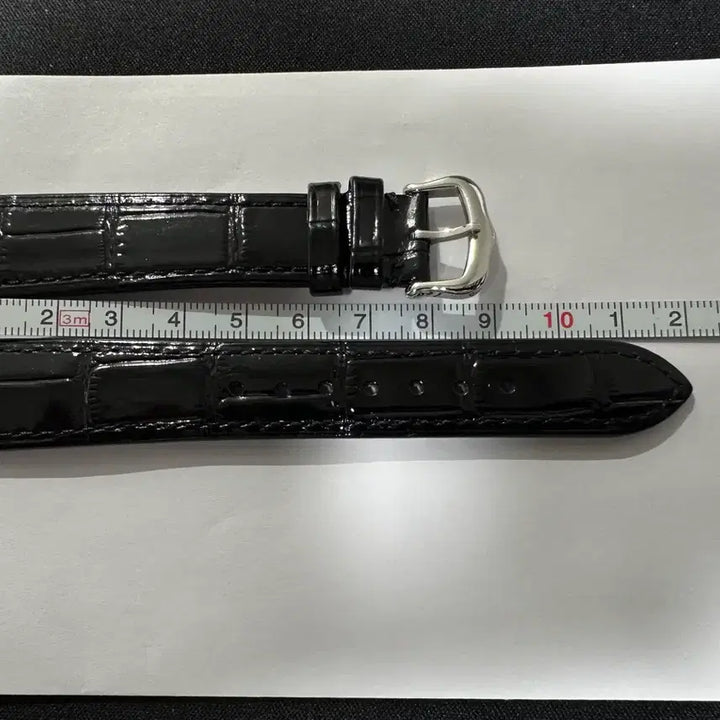 [BUNJANG] Cartier Tank Solo Large Alligator-Embossed Leather Strap / 새상품) 까르띠에 탱크솔로 라지 호환용 악어무늬 소가죽 스트랩 20mm