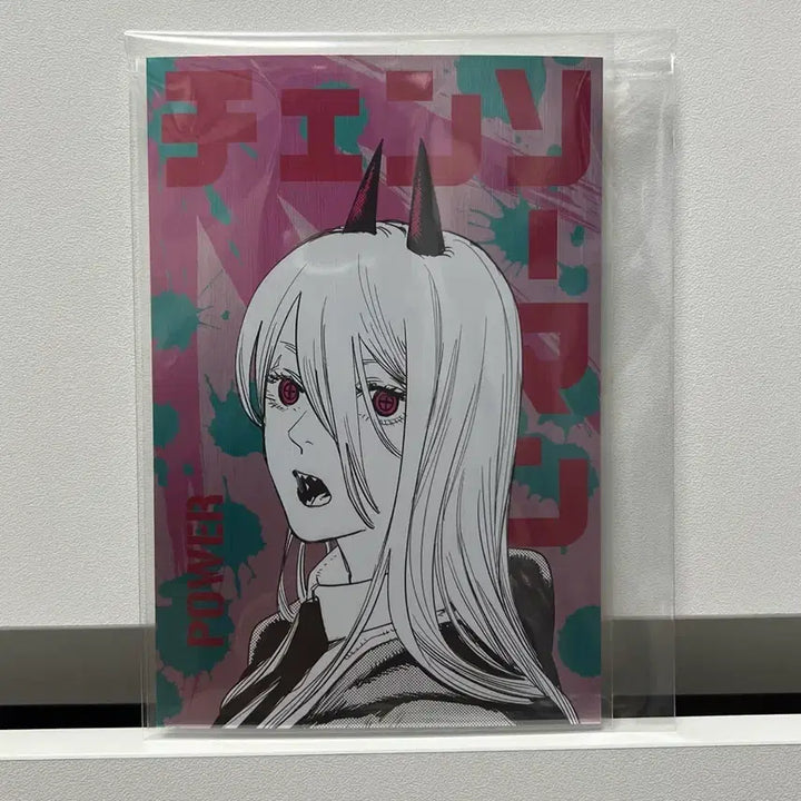[BUNJANG] Chainsaw Man Power Kirakira Original Art Postcard / 체인소맨 (파워) 키라키라 원화 포스트 카드 1매