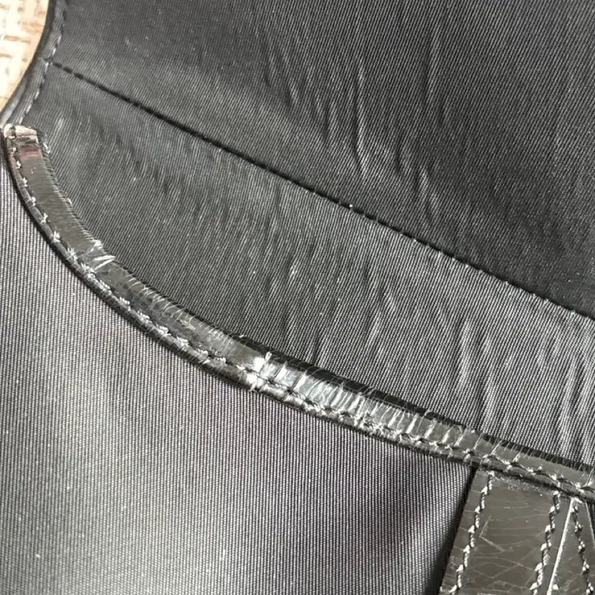 [BUNJANG] Dior Vintage Nylon Saddle Bag / 마지막가격)빈티지 디올 나일론 새들백 블랙 / 개런티카드포함