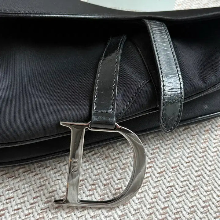 [BUNJANG] Dior Vintage Nylon Saddle Bag / 마지막가격)빈티지 디올 나일론 새들백 블랙 / 개런티카드포함