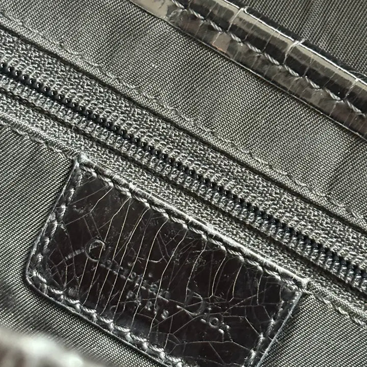 [BUNJANG] Dior Vintage Nylon Saddle Bag / 마지막가격)빈티지 디올 나일론 새들백 블랙 / 개런티카드포함