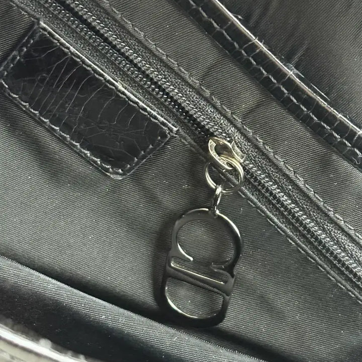 [BUNJANG] Dior Vintage Nylon Saddle Bag / 마지막가격)빈티지 디올 나일론 새들백 블랙 / 개런티카드포함