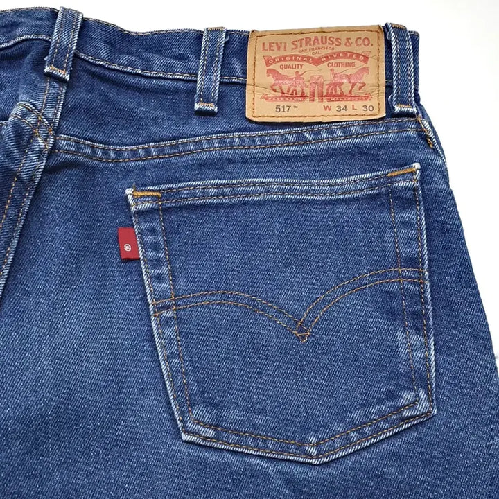 [BUNJANG] Levi's 517 Blank Tab Bootcut Jeans / 리바이스 517 부츠컷 블랭크탭 34