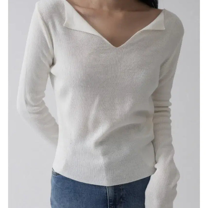 [BUNJANG] Zigzag Long Sleeve T-shirt / 새상품) 지그재그 긴팔티