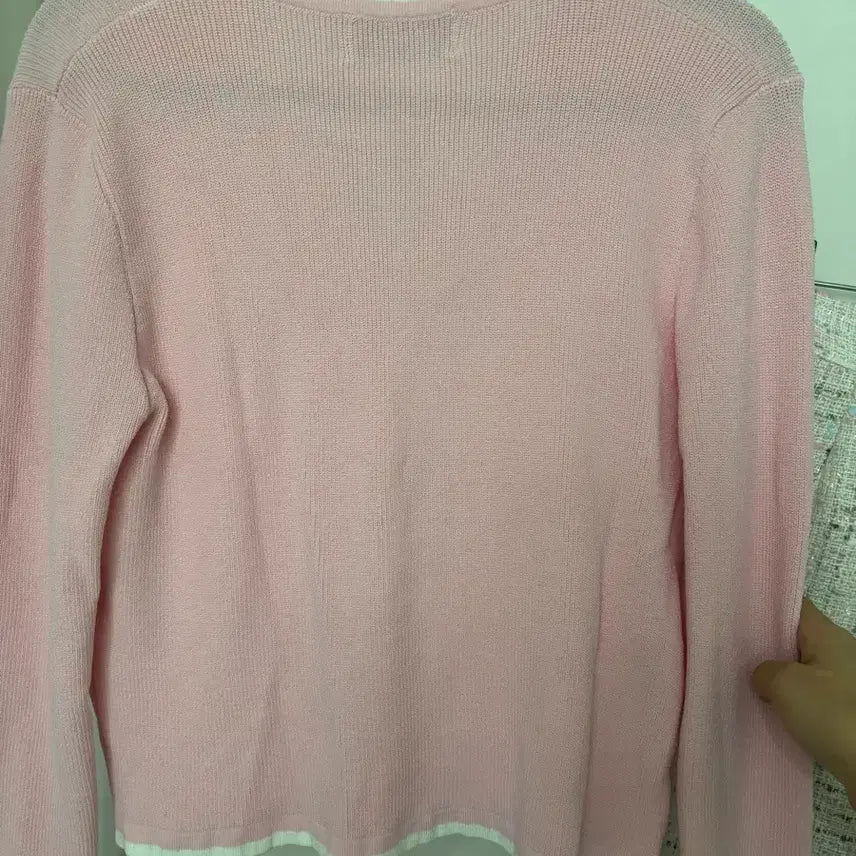 [BUNJANG] 66-HOME Pink Tweed Two-Piece Set (S Size) / 새것) 핑크가디건 트위드 스커트 세트  s사이즈