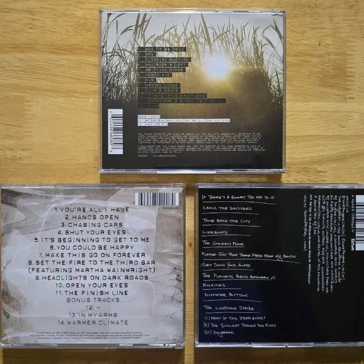 [BUNJANG] Snow Patrol Album CD Bundle / CD 음반 Snow Patrol 스노우 패트롤 앨범 3장