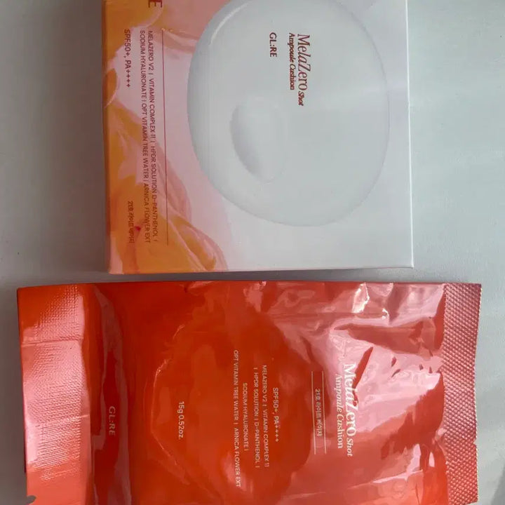 [BUNJANG] G.LILY Mela Zero Shot Ampoule Cushion Set / [지엘리] 멜라제로 샷 앰플 쿠션 21호 새상품 (본품 1개+리필 1개)