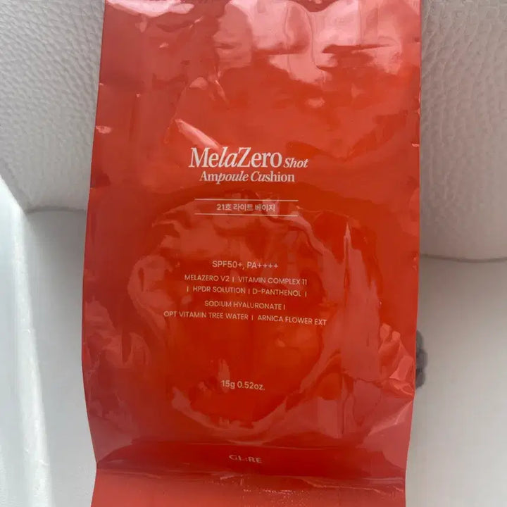 [BUNJANG] G.LILY Mela Zero Shot Ampoule Cushion Set / [지엘리] 멜라제로 샷 앰플 쿠션 21호 새상품 (본품 1개+리필 1개)