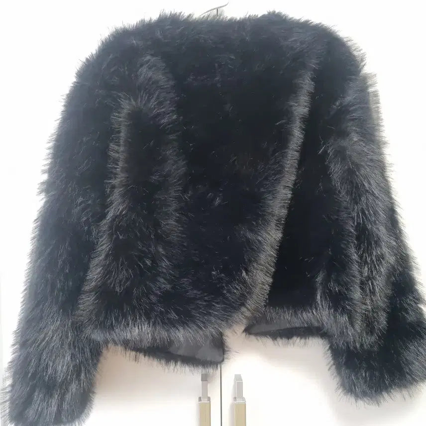 [BUNJANG] Free Size Faux Fur Jacket / 인조퍼자켓( Free 새상품)