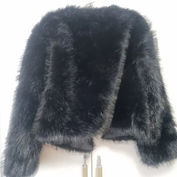 [BUNJANG] Free Size Faux Fur Jacket / 인조퍼자켓( Free 새상품)