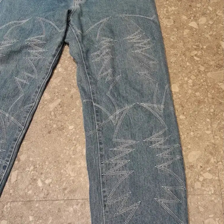 [BUNJANG] 디스이즈네버댓 데님 스티치 팬츠 (M) / 디스이즈네버댓 데님 스티치 팬츠 (M)